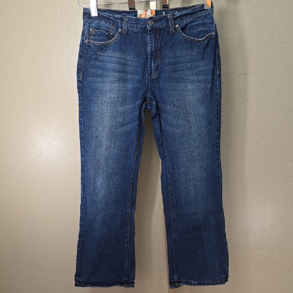 OP Men's Bootcut Jeans in Dark Blue Wash 2009‎ Size 34X30 100% Cotton